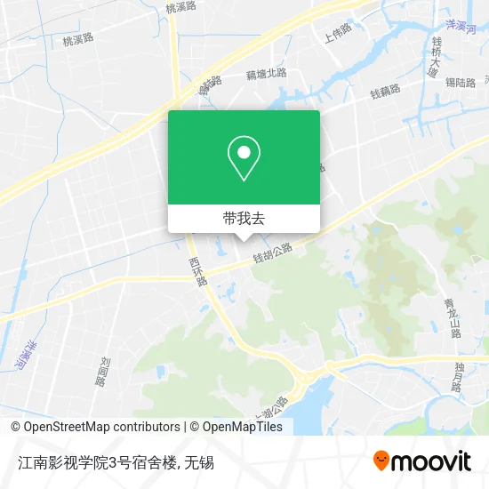 江南影视学院3号宿舍楼地图