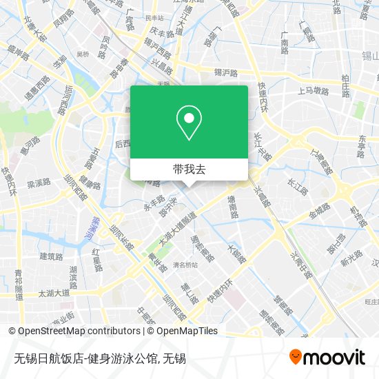 无锡日航饭店-健身游泳公馆地图