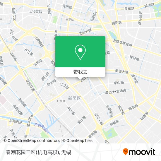 春潮花园二区(机电高职)地图