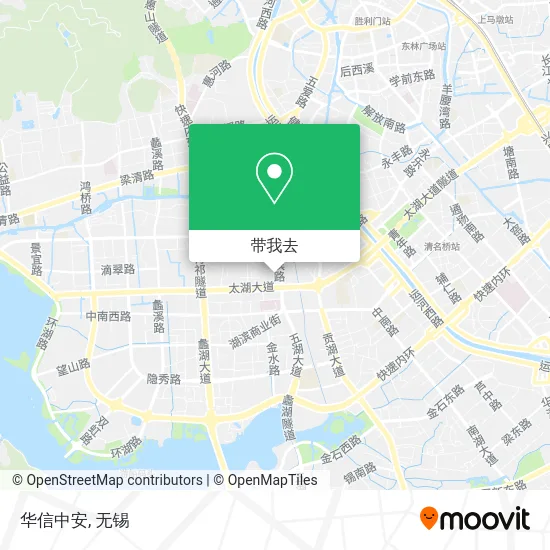 华信中安地图