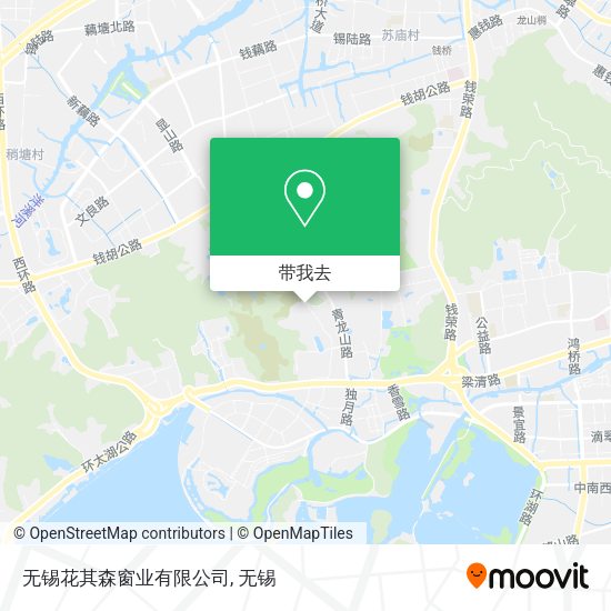 无锡花其森窗业有限公司地图