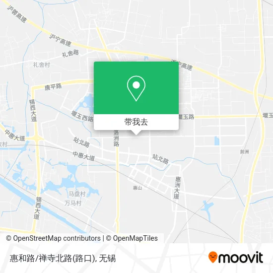 惠和路/禅寺北路(路口)地图