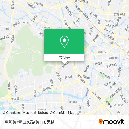 惠河路/青山支路(路口)地图