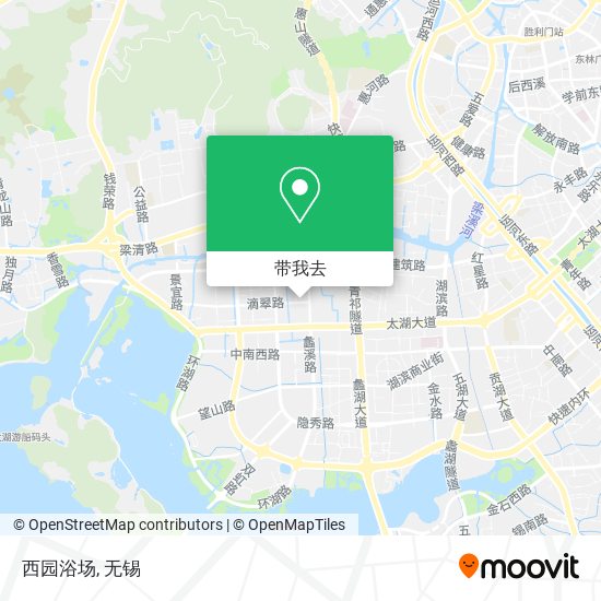 西园浴场地图