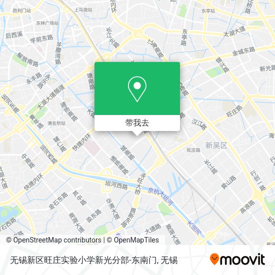 无锡新区旺庄实验小学新光分部-东南门地图