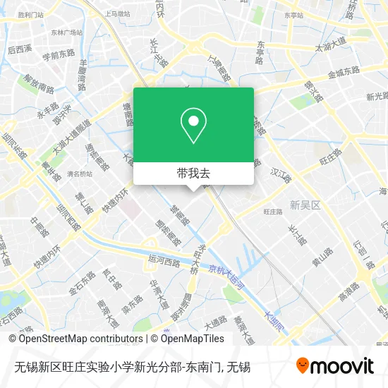 无锡新区旺庄实验小学新光分部-东南门地图