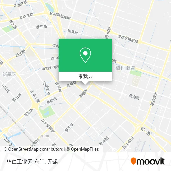 华仁工业园-东门地图
