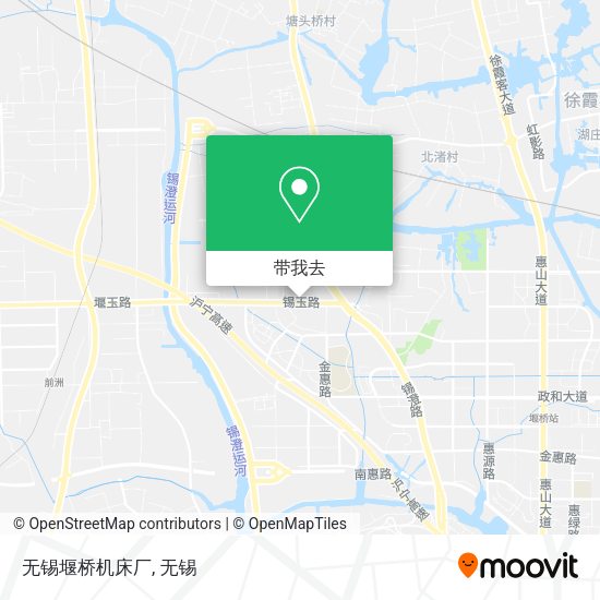无锡堰桥机床厂地图
