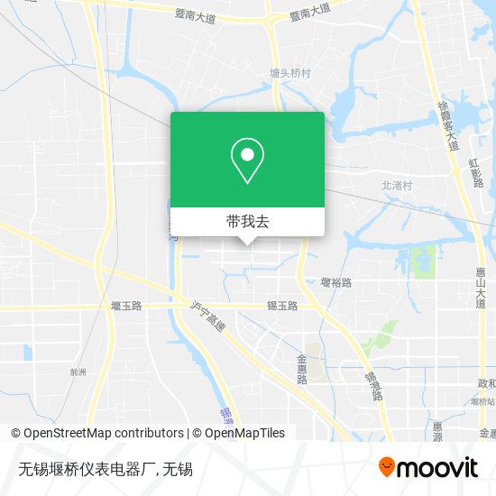 无锡堰桥仪表电器厂地图