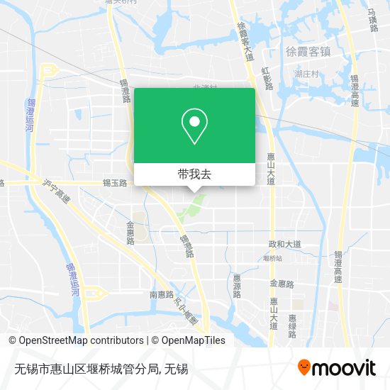 无锡市惠山区堰桥城管分局地图
