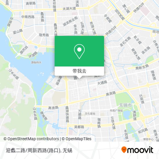 迎蠡二路/周新西路(路口)地图