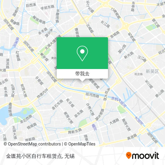 金匮苑小区自行车租赁点地图