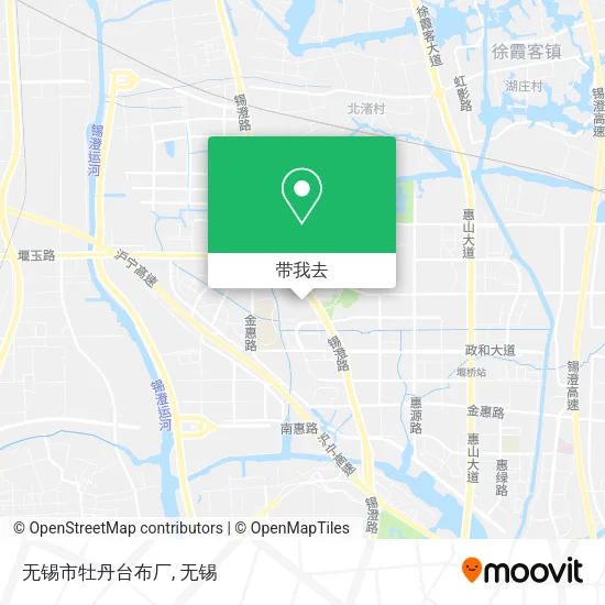 无锡市牡丹台布厂地图