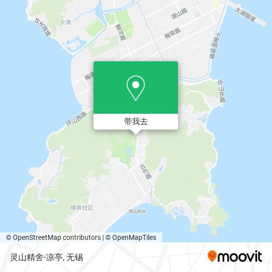 灵山精舍-凉亭地图