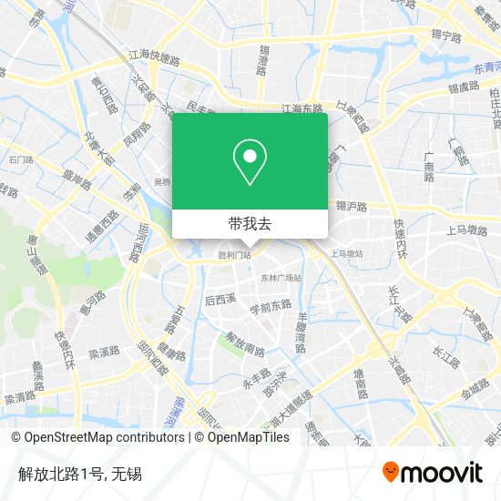 解放北路1号地图