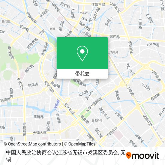 中国人民政治协商会议江苏省无锡市梁溪区委员会地图