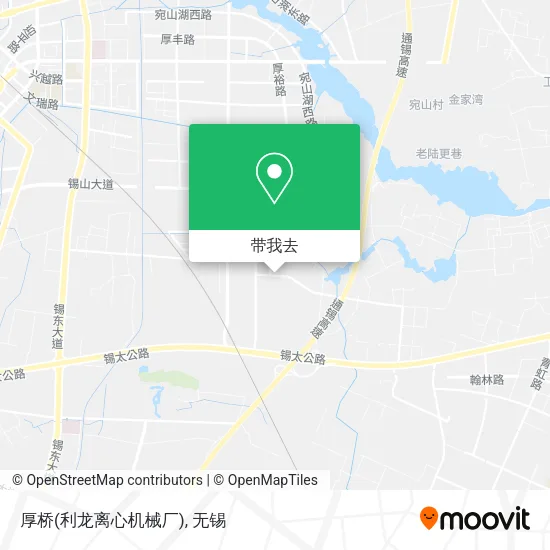 厚桥(利龙离心机械厂)地图