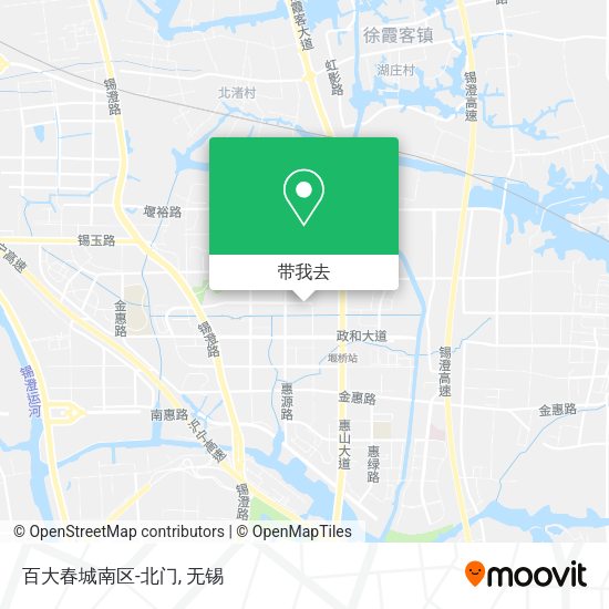 百大春城南区-北门地图