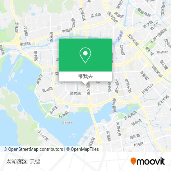 老湖滨路地图