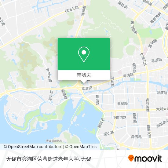 无锡市滨湖区荣巷街道老年大学地图
