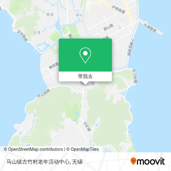 马山镇古竹村老年活动中心地图
