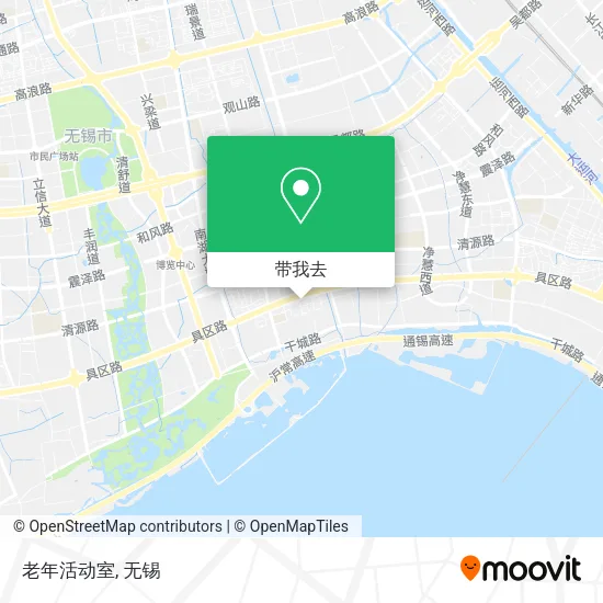 老年活动室地图
