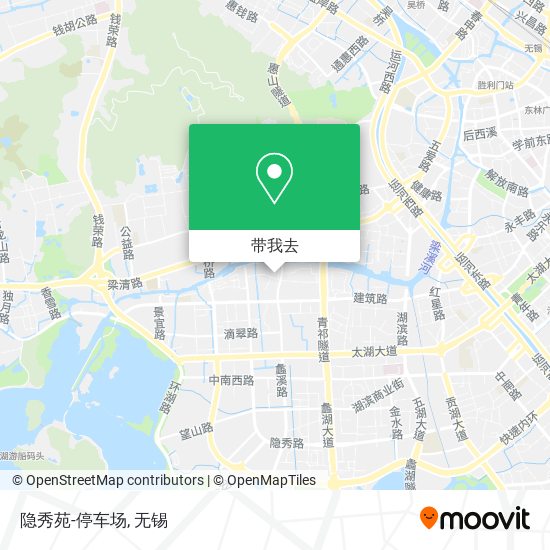 隐秀苑-停车场地图