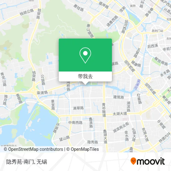 隐秀苑-南门地图