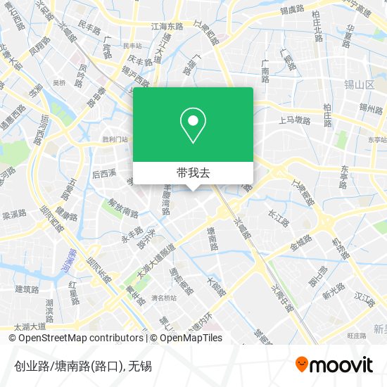 创业路/塘南路(路口)地图