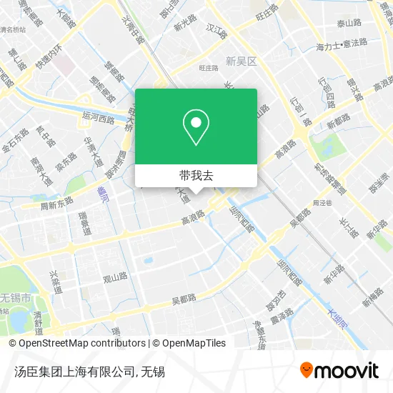 汤臣集团上海有限公司地图