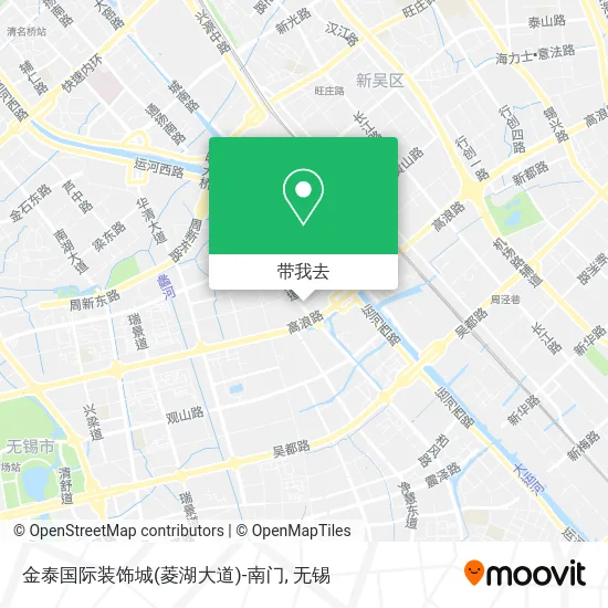 金泰国际装饰城(菱湖大道)-南门地图