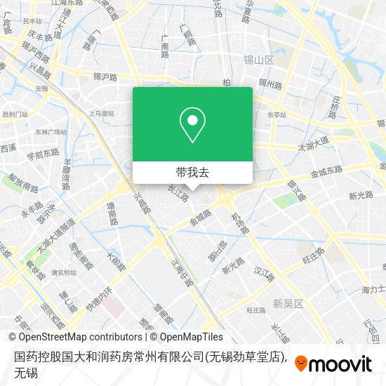 国药控股国大和润药房常州有限公司(无锡劲草堂店)地图