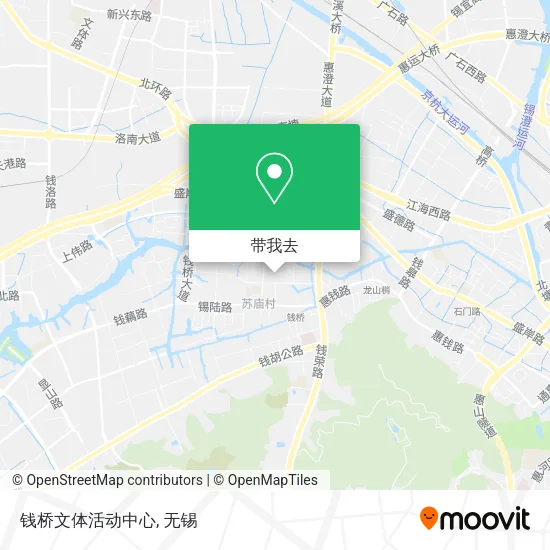钱桥文体活动中心地图