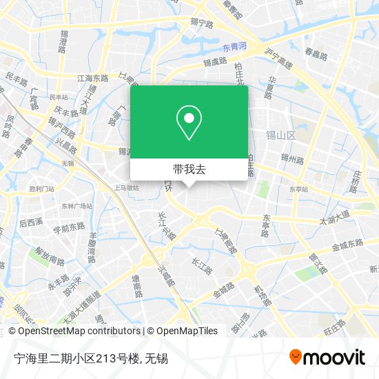 宁海里二期小区213号楼地图