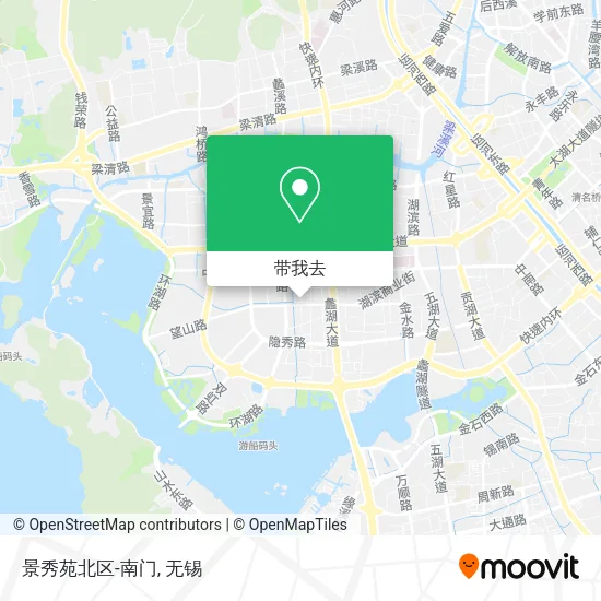 景秀苑北区-南门地图