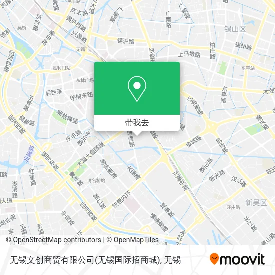 无锡文创商贸有限公司(无锡国际招商城)地图