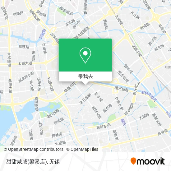 甜甜咸咸(梁溪店)地图