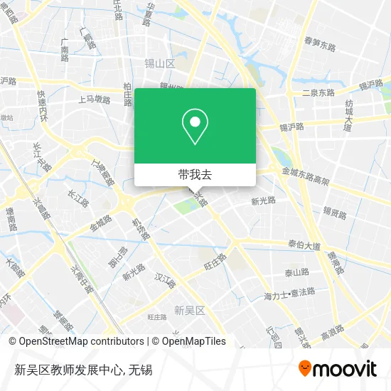 新吴区教师发展中心地图