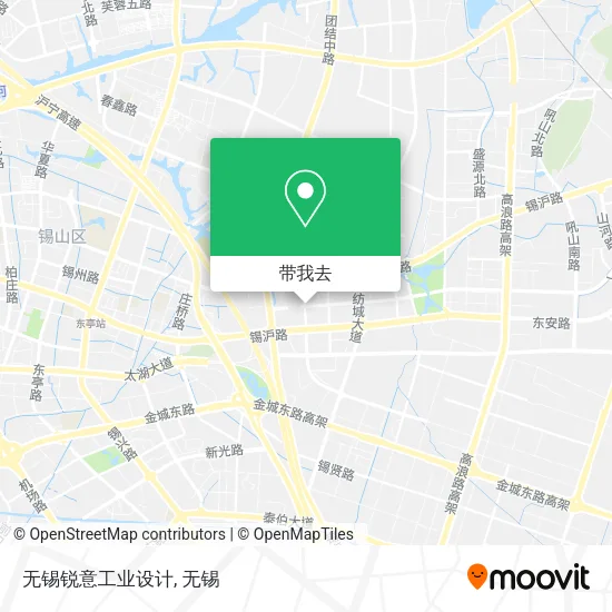 无锡锐意工业设计地图