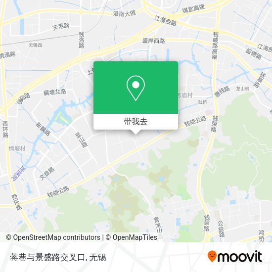 蒋巷与景盛路交叉口地图