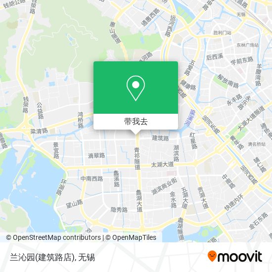 兰沁园(建筑路店)地图