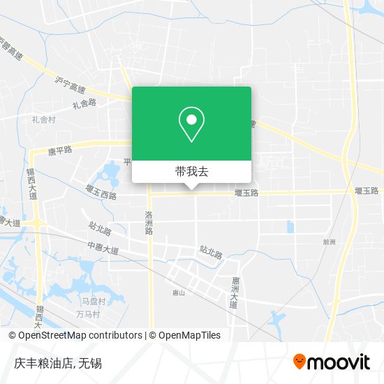 庆丰粮油店地图