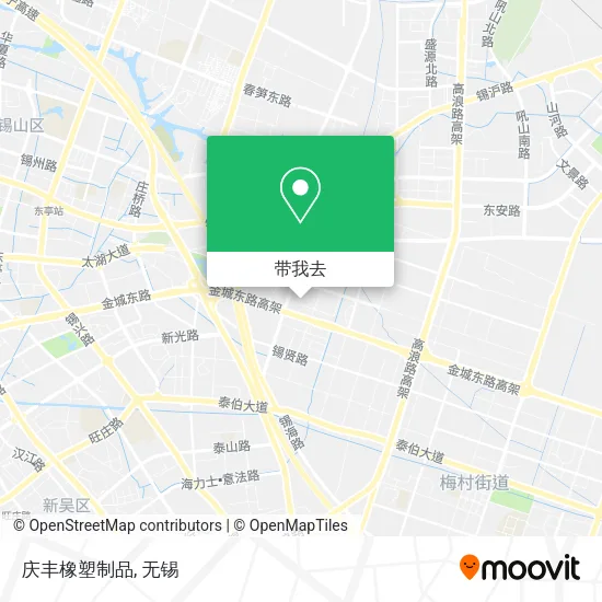庆丰橡塑制品地图