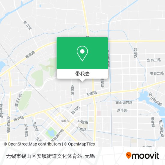 无锡市锡山区安镇街道文化体育站地图