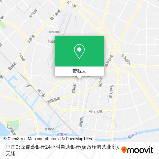 中国邮政储蓄银行24小时自助银行(硕放瑞港营业所)地图