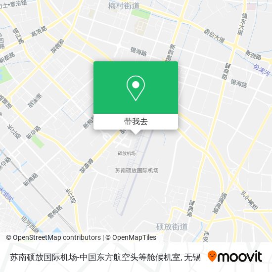 苏南硕放国际机场-中国东方航空头等舱候机室地图