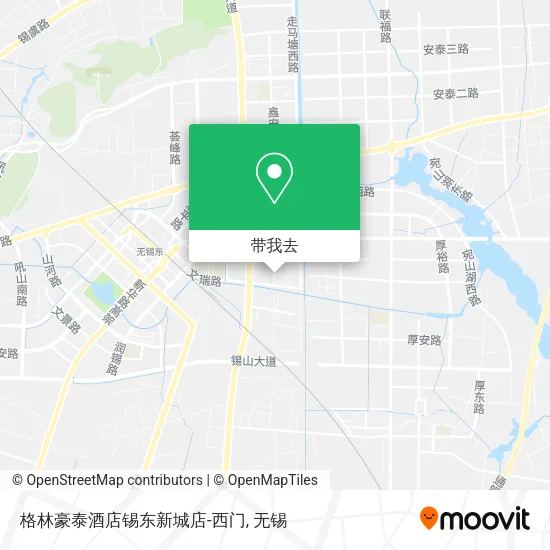 格林豪泰酒店锡东新城店-西门地图