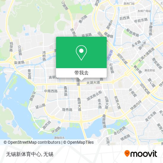无锡新体育中心地图
