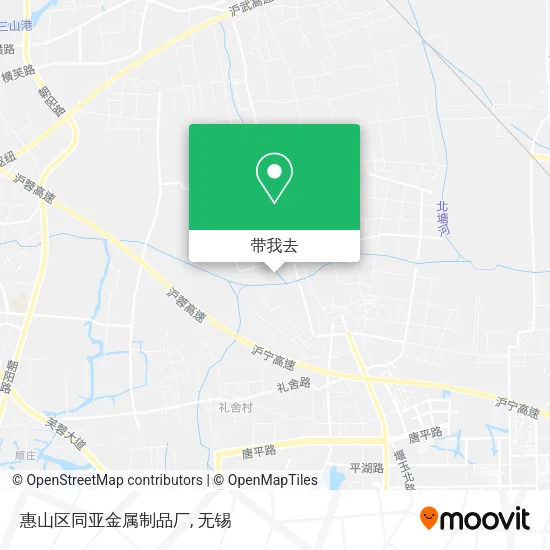 惠山区同亚金属制品厂地图