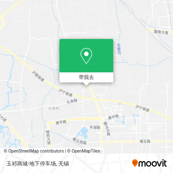 玉祁商城-地下停车场地图